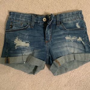 Kancan denim shorts, size 25/3, good condition